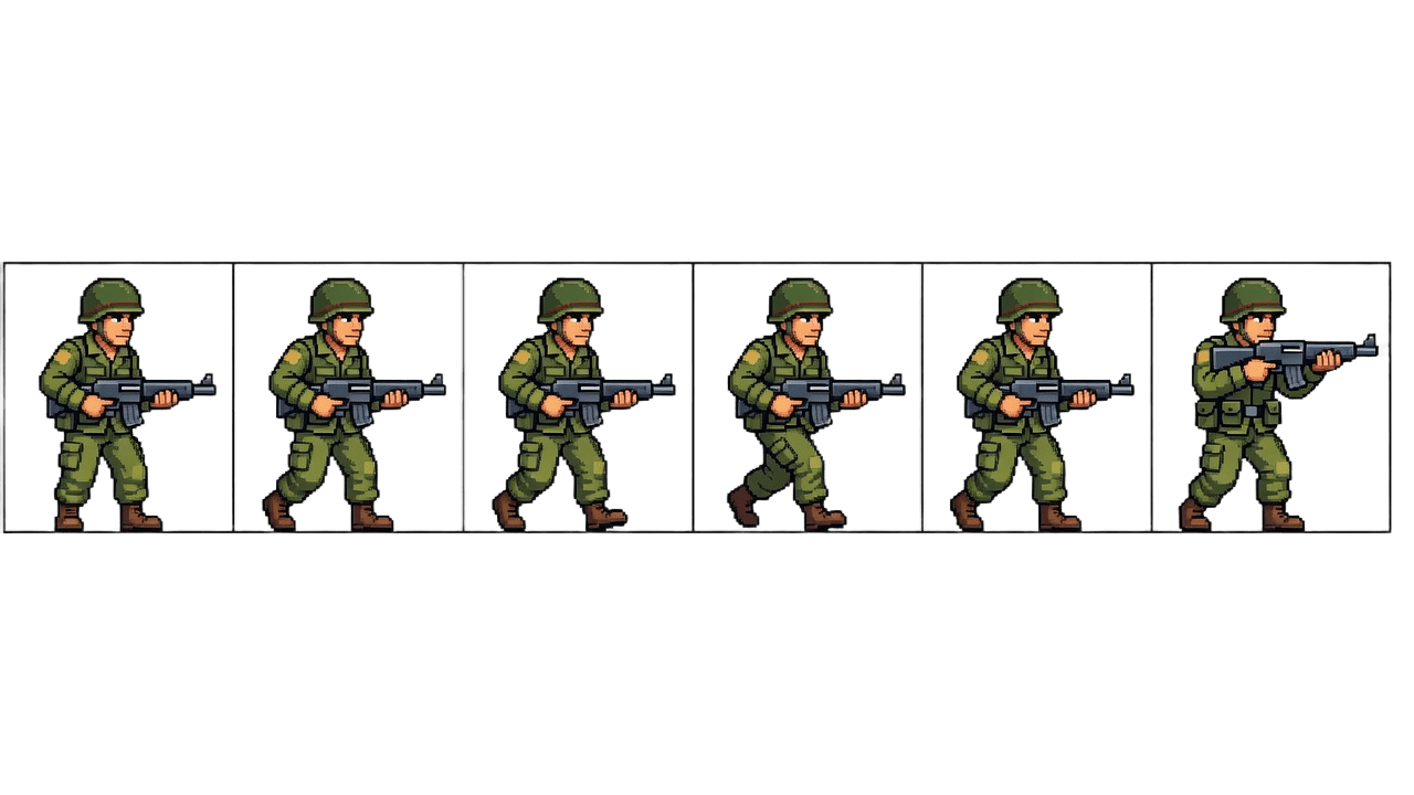 Soldier Spritesheet (1 / 2)