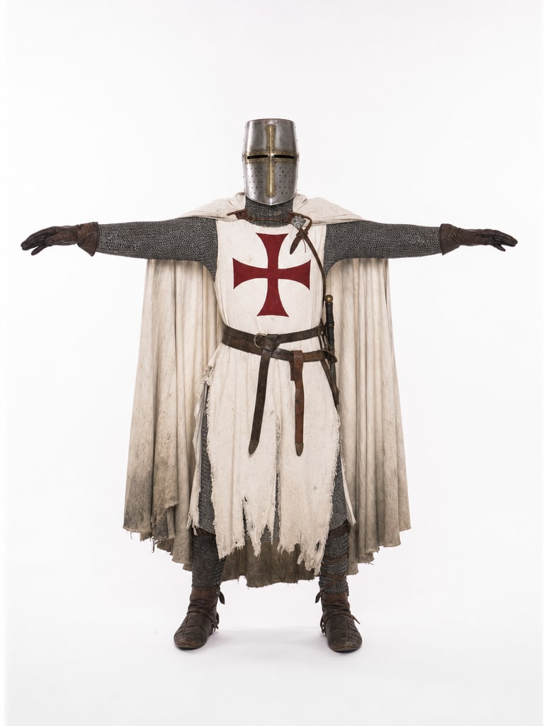 Photorealistic Crusader Templar (2 / 3)