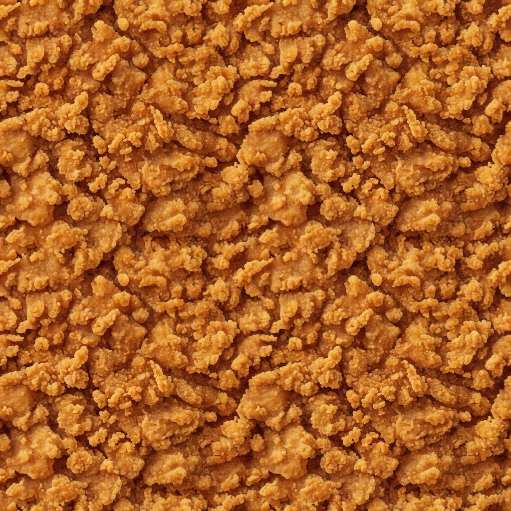 Fried Chicken Breading Texture