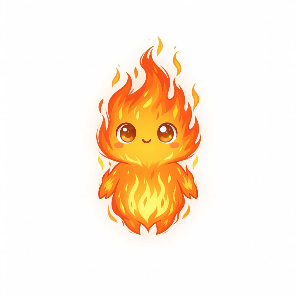 Fire Spirit Monster Concept