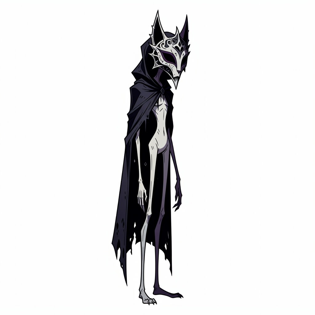 Player Sprite - Tim Burton Cat Humanoid (2 / 4)