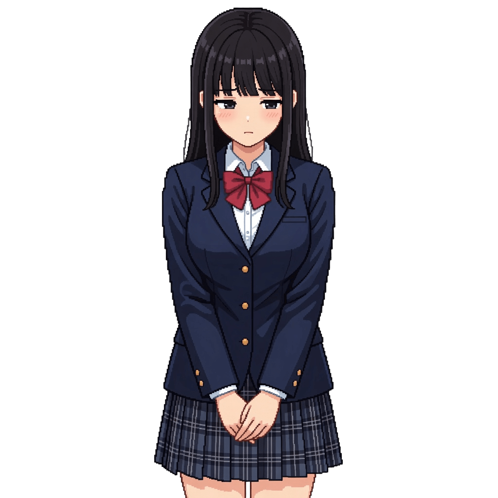 Yuki - Exchange Student Pixel Art