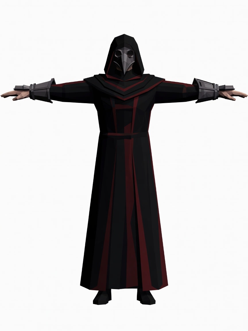 Plague Doctor PS2 Low-Poly (2 / 2)