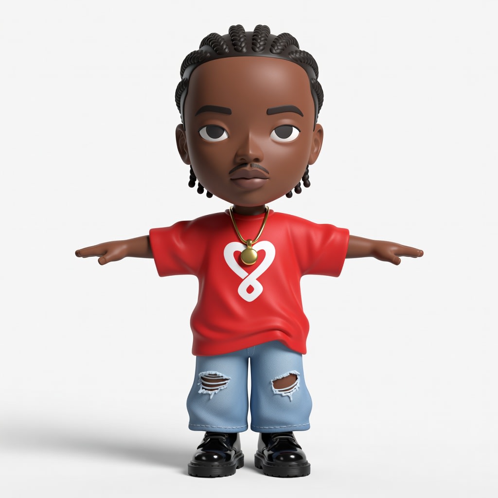 Bobblehead Character - Slim Cheeks Loose Fit (1 / 2)
