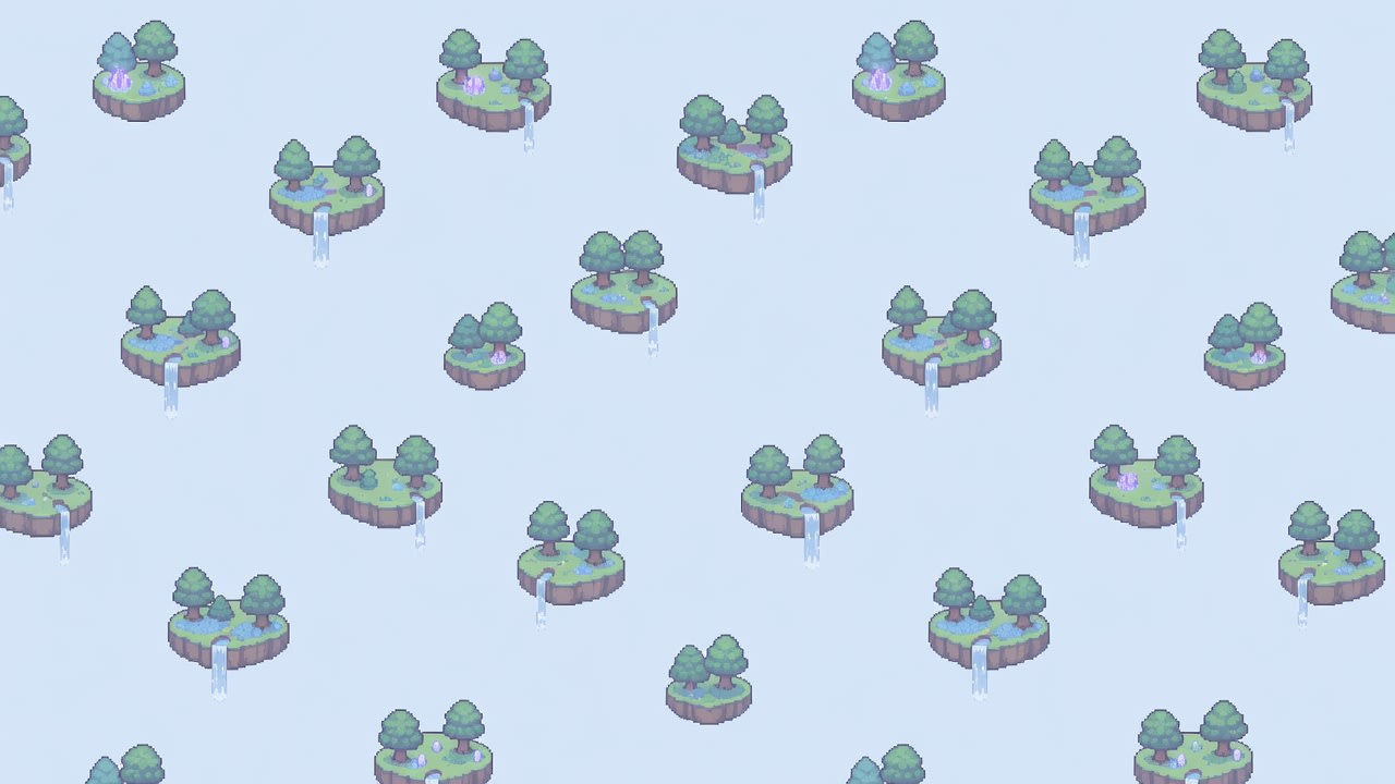 Distant Floating Islands Parallax Layer (1 / 4)