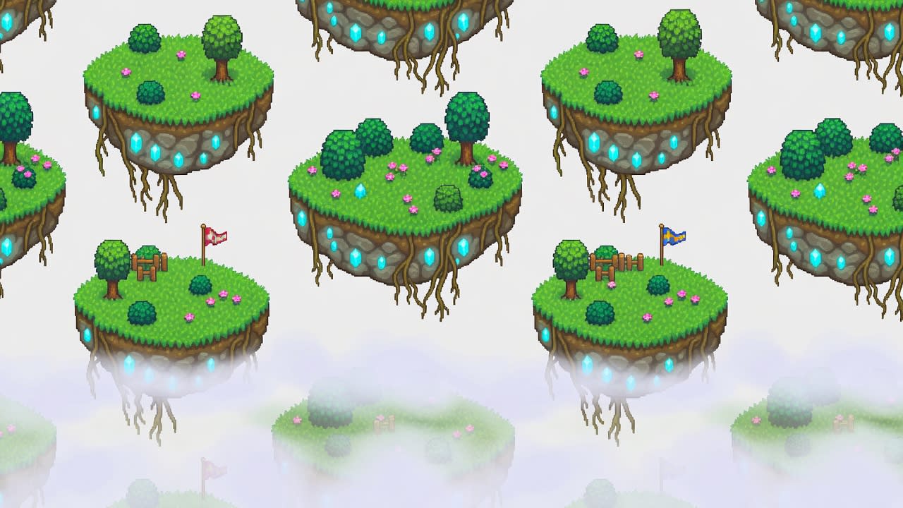 Close-Up Floating Islands Parallax (4 / 4)