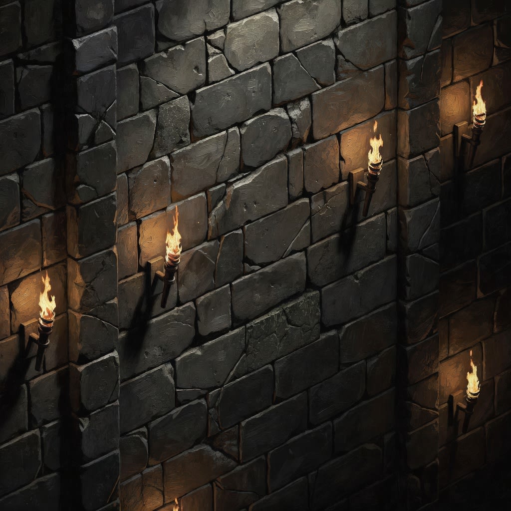 Isometric Dungeon Wall (2 / 3)
