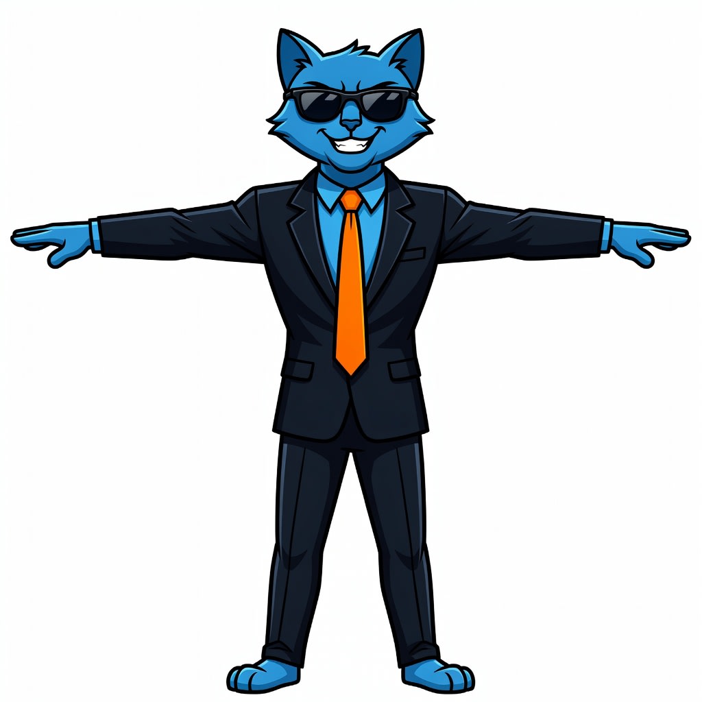Eazy Secret Agent Cat Concept (2 / 3)