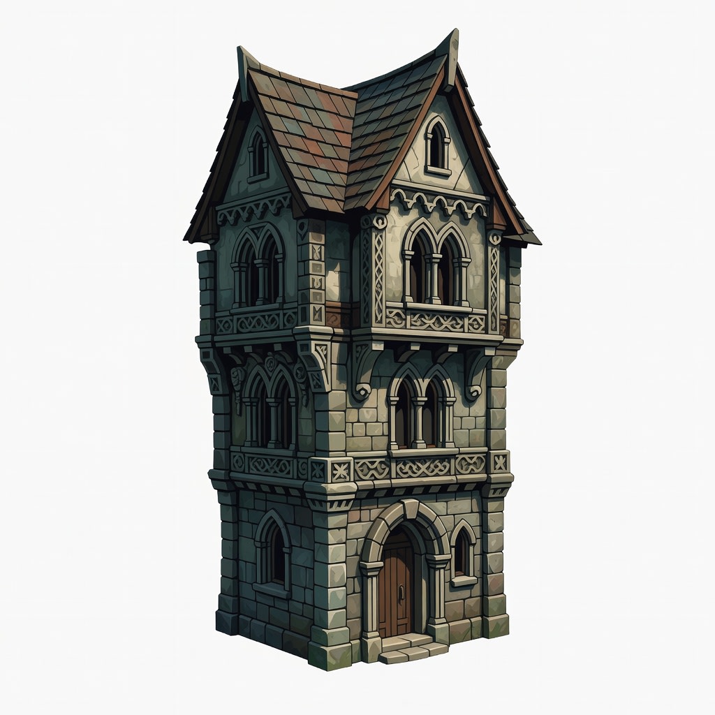 Gothic Corner Building (3 / 4)