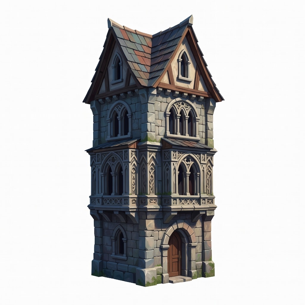 Gothic Corner Building (4 / 4)