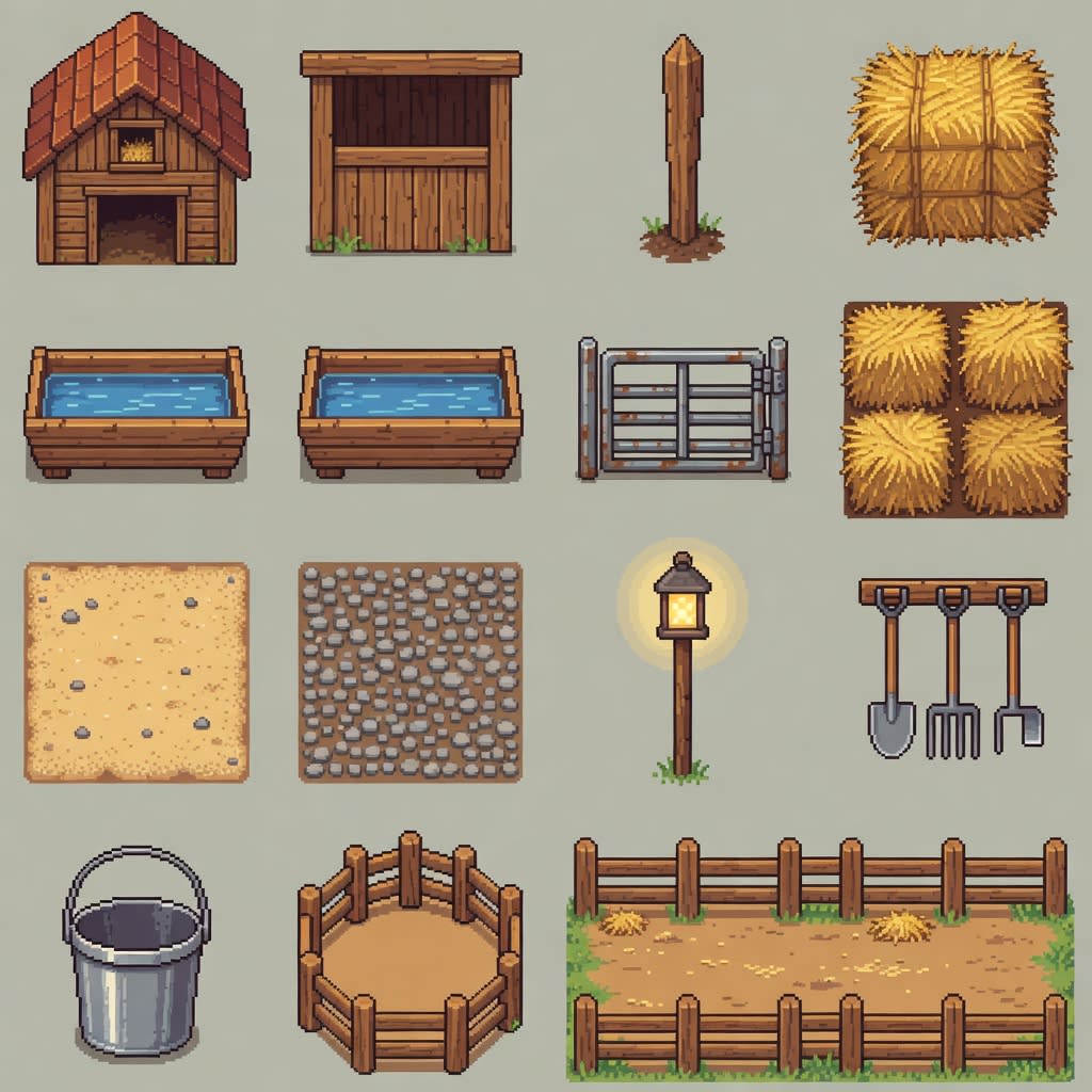 Pixel Art Build Icons