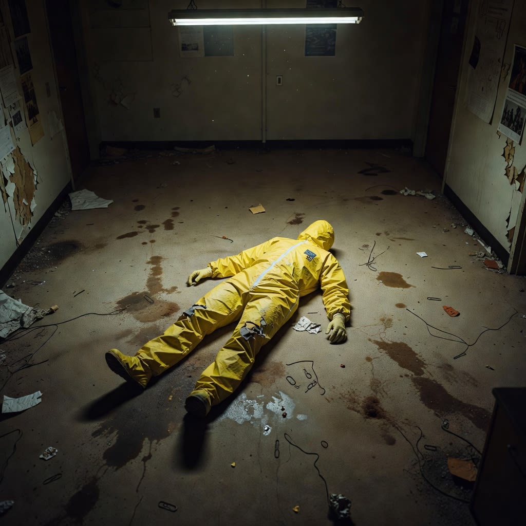 Dead Hazmat Body Floor