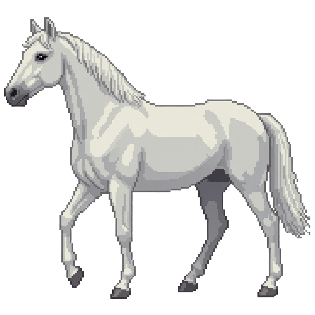 Horse - Schimmel (Gray) v2