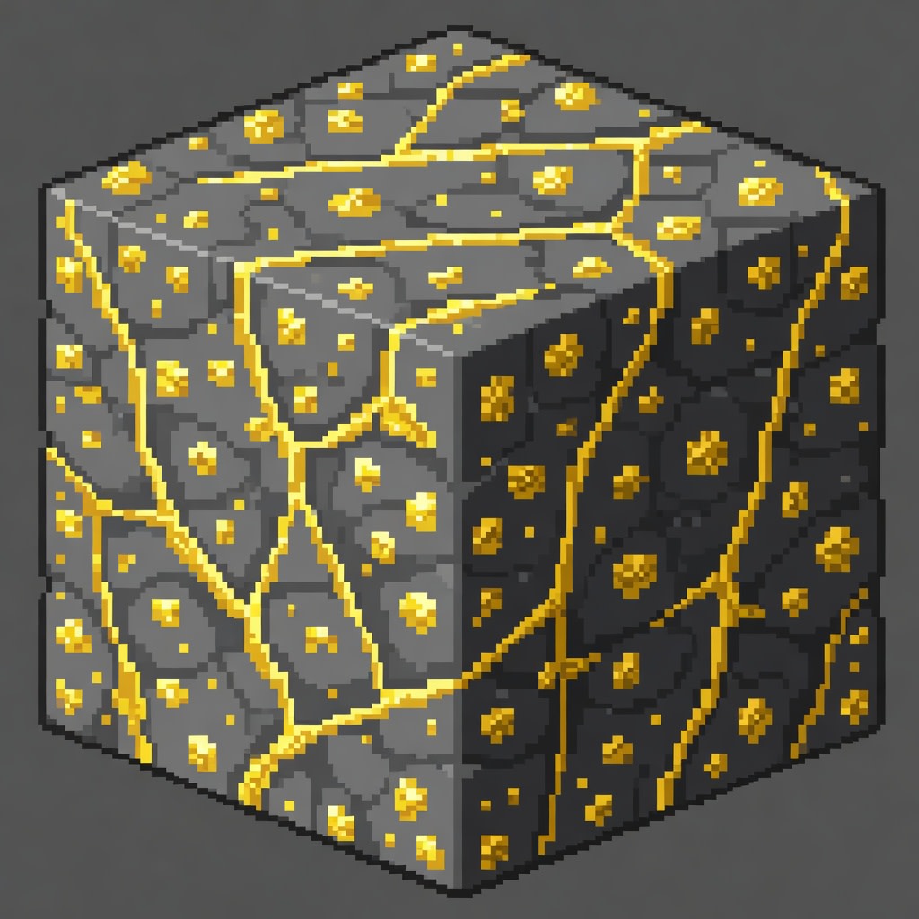 terraria gold ore tile