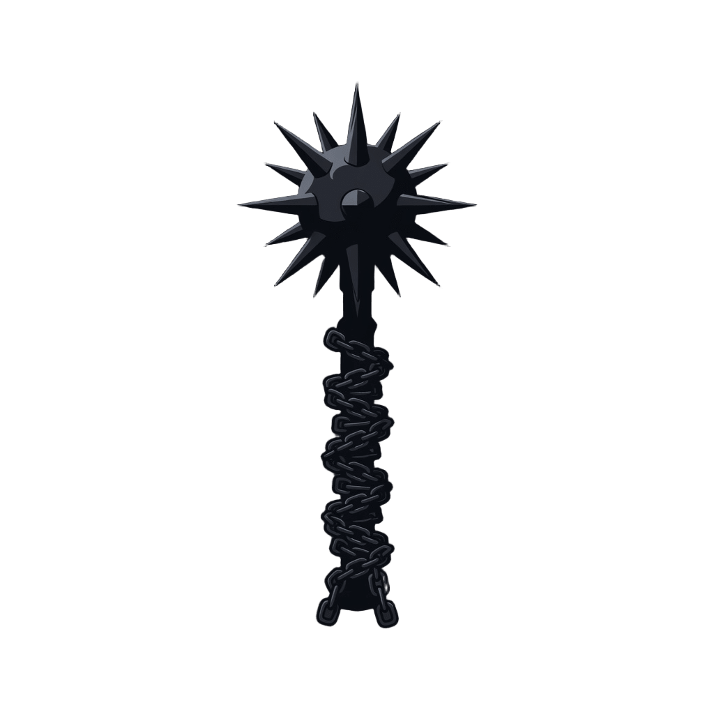 Spiked Mace Weapon
