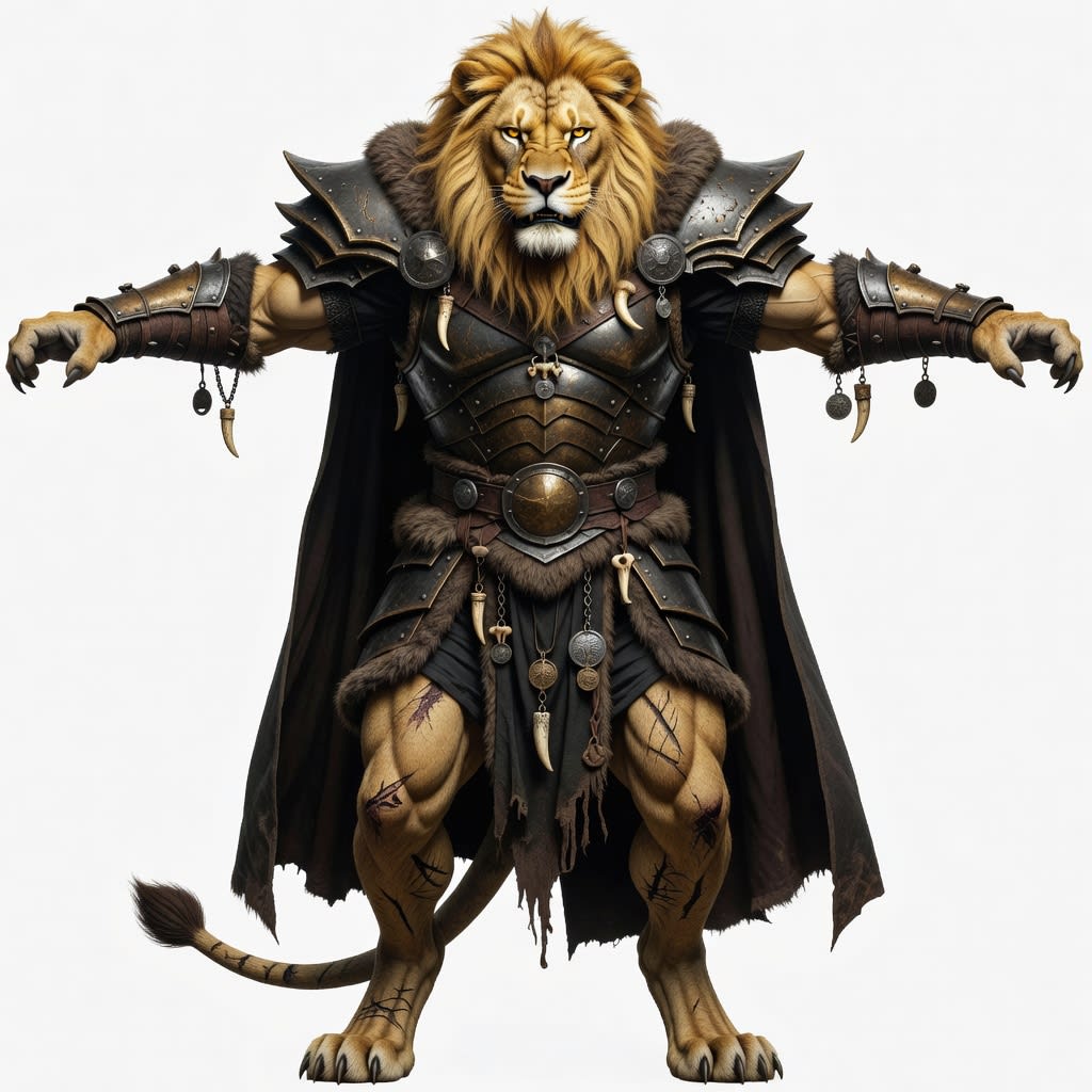 Beast General - Lion Beastkin Concept (2 / 2)