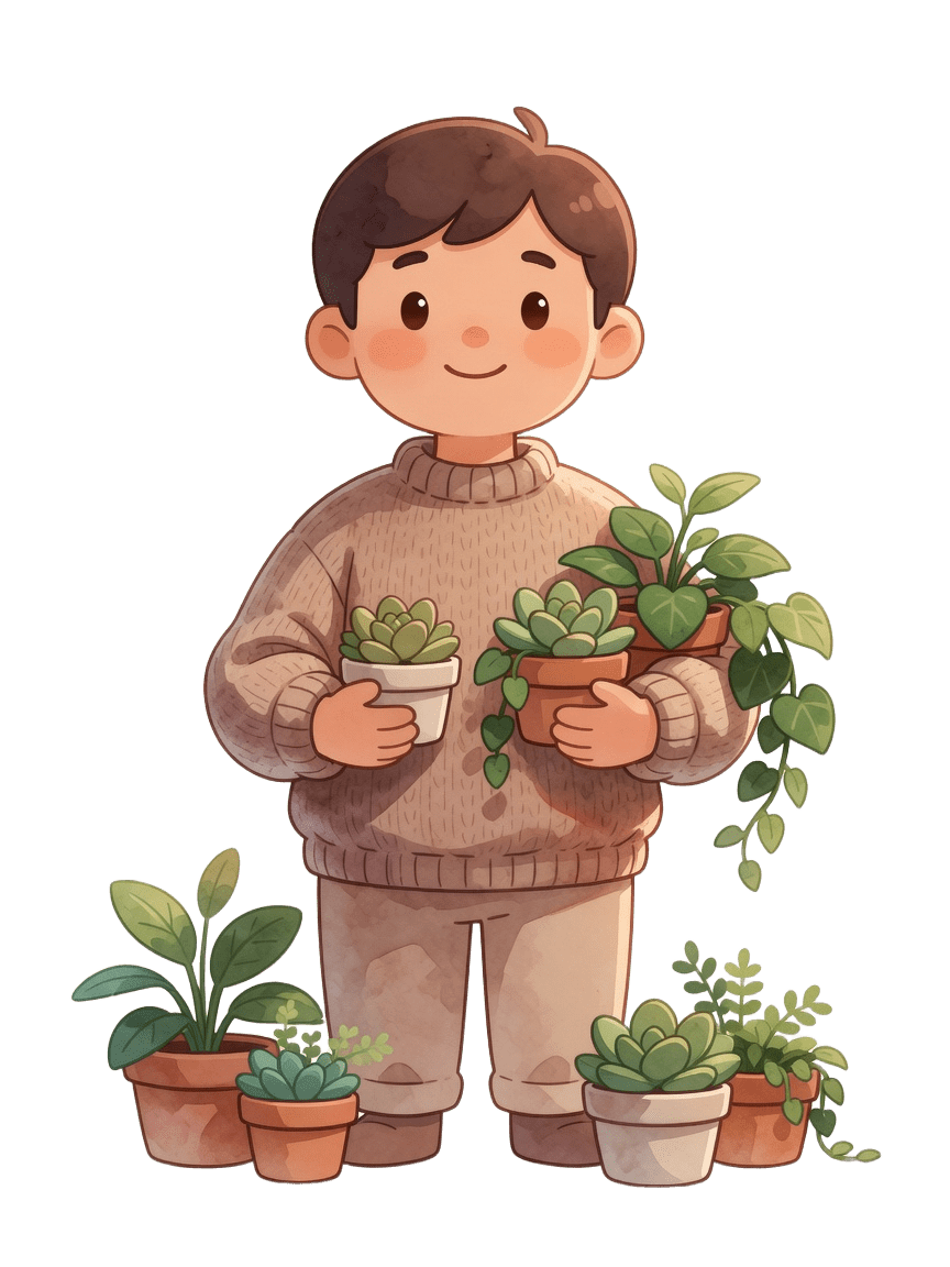 Player Character Gardener Sprite