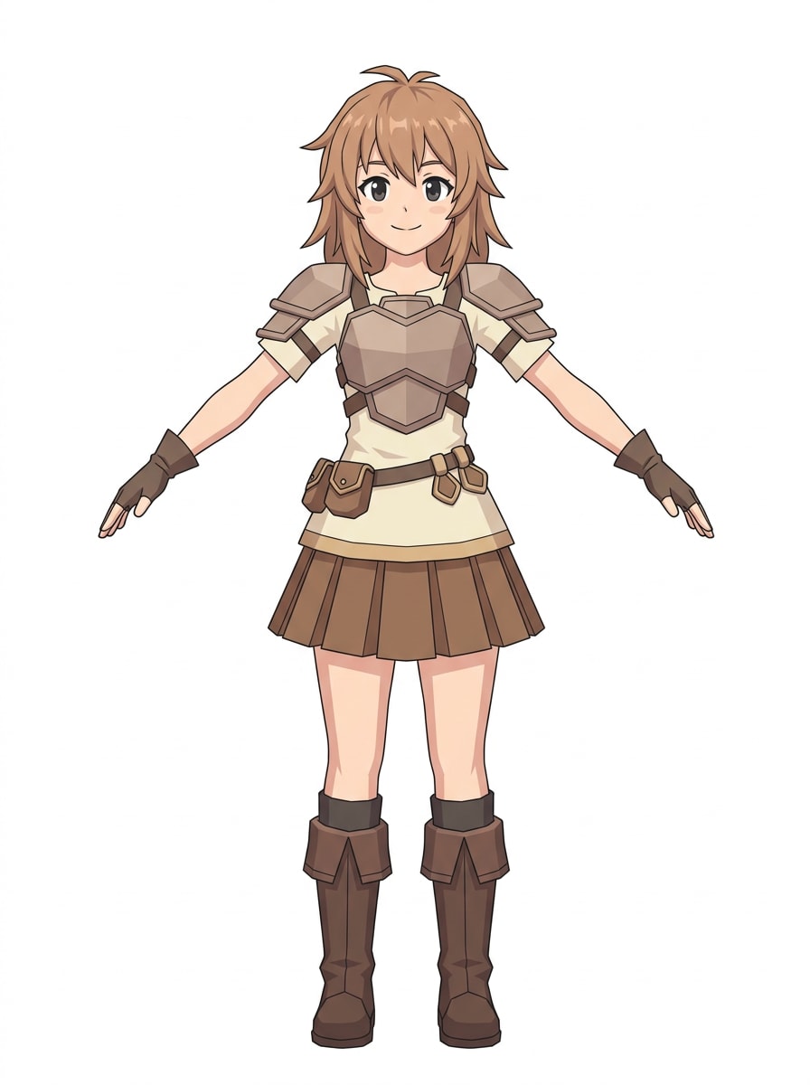 Anime Adventurer Girl - Concept (3 / 3)