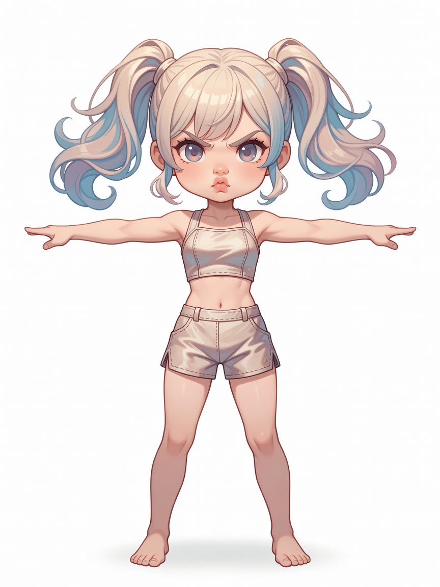 Cute Female Fighter Concept