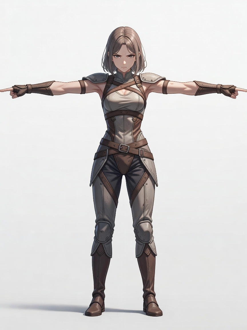 Frieren-style Female Fighter