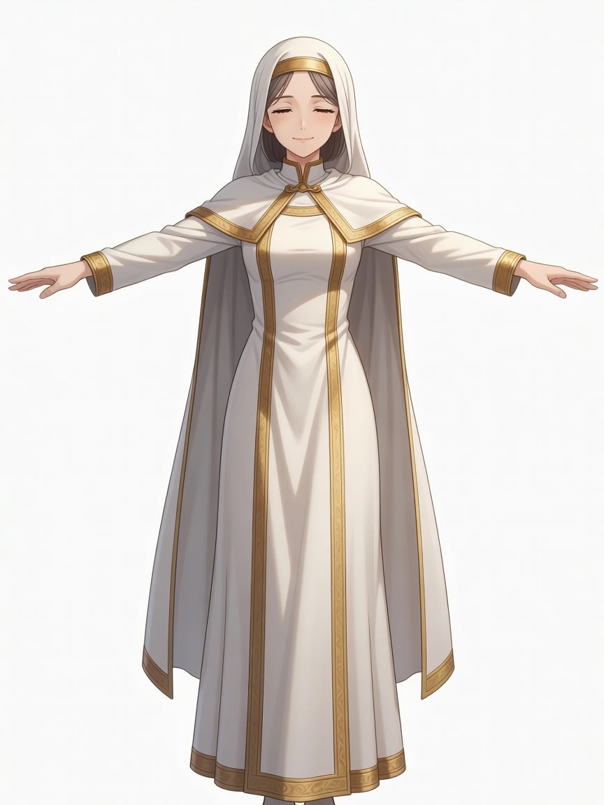 Frieren-style Female Priest