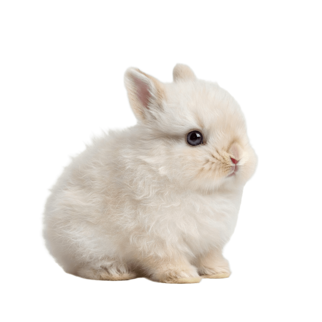 Baby Angorakaninchen