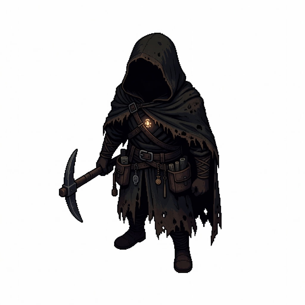 Shaper Sprite - Hooded Pickaxe (1 / 4)
