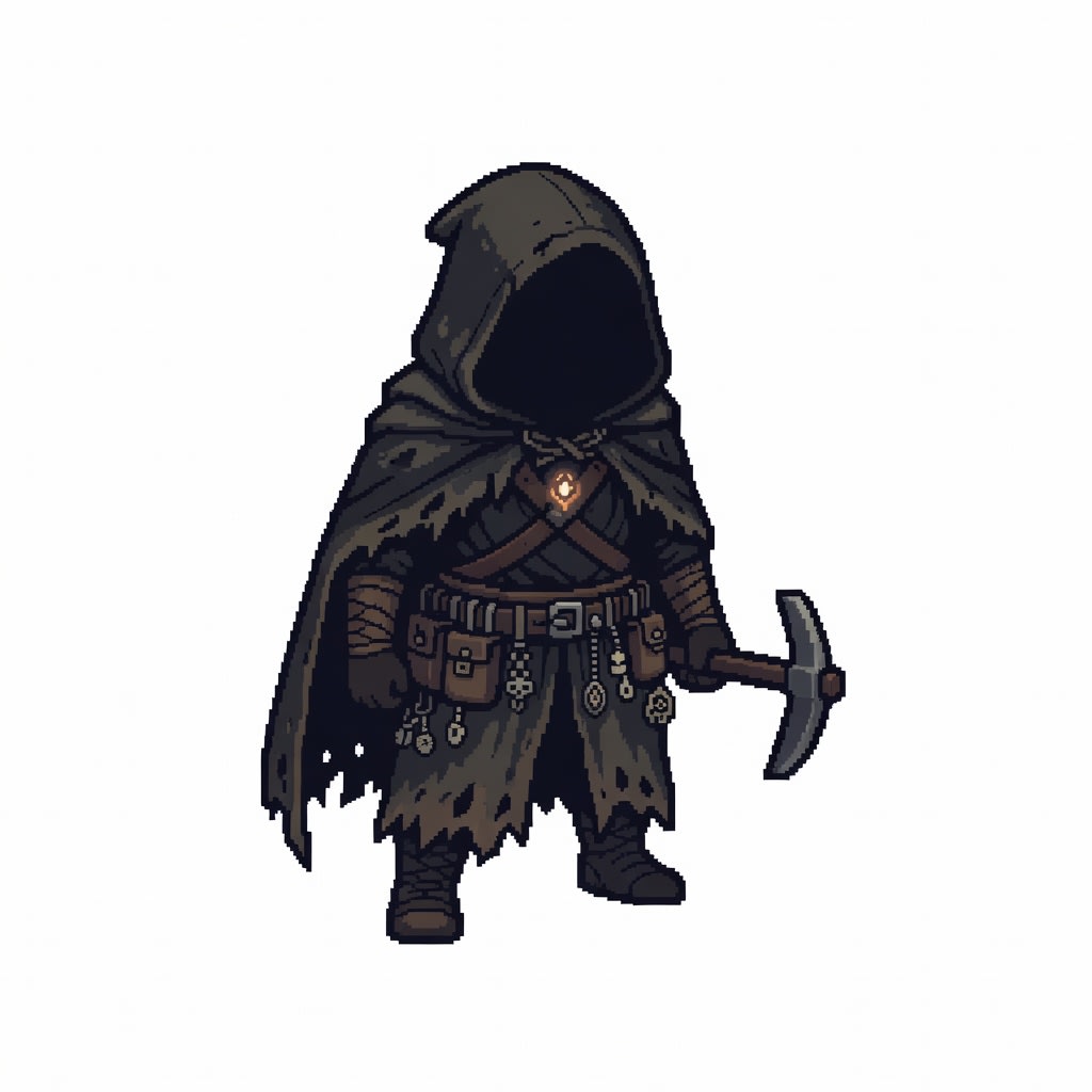 Shaper Sprite - Hooded Pickaxe (2 / 4)