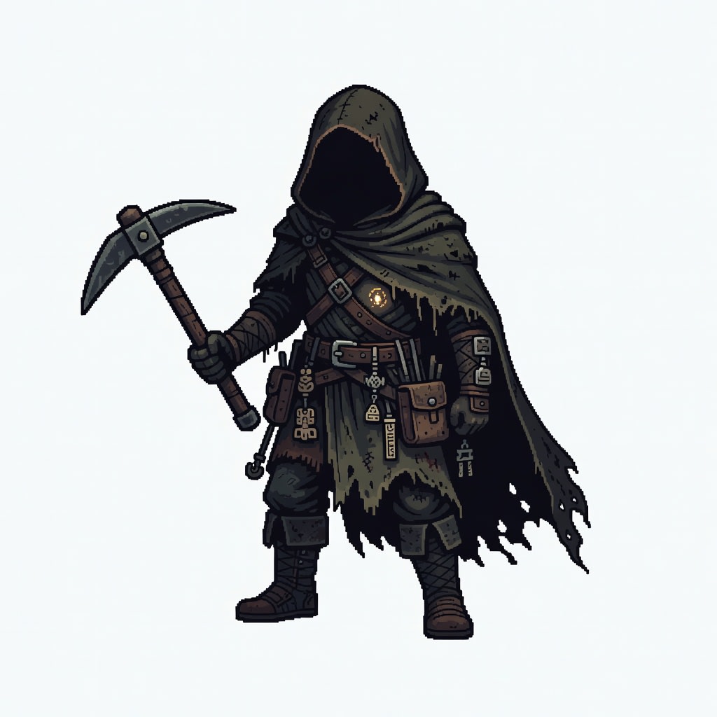 Shaper Sprite - Hooded Pickaxe (3 / 4)