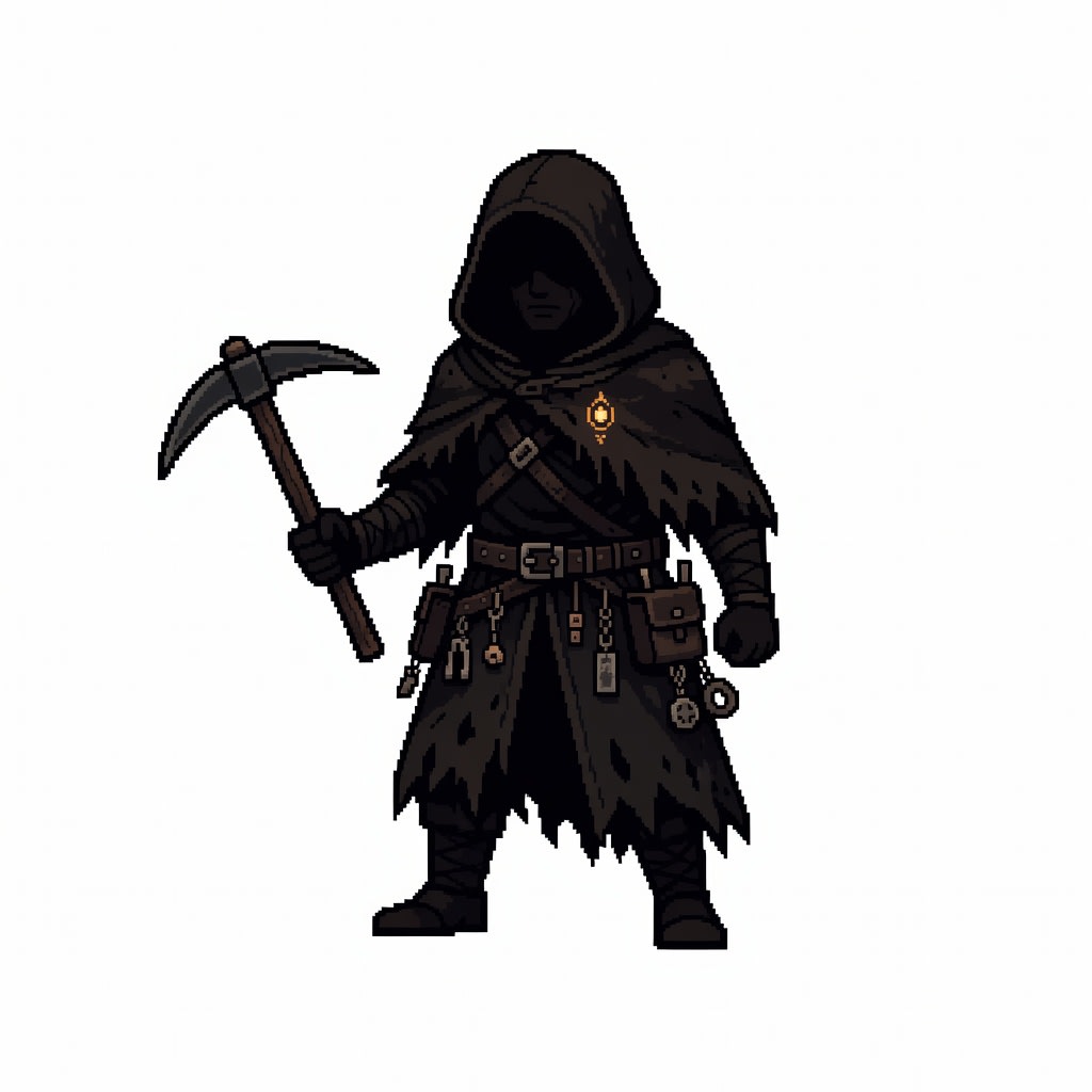 Shaper Sprite - Hooded Pickaxe (4 / 4)