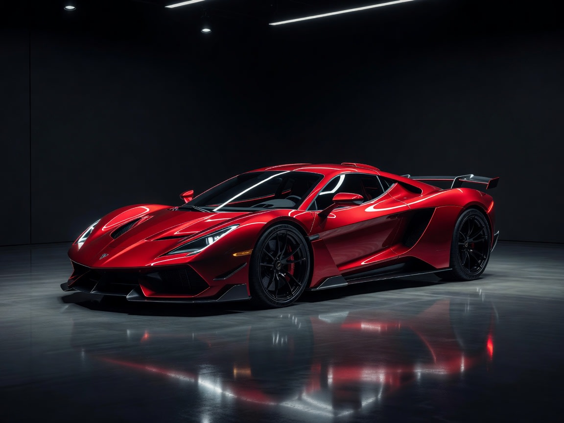 Race Car Right - Red Sports Car