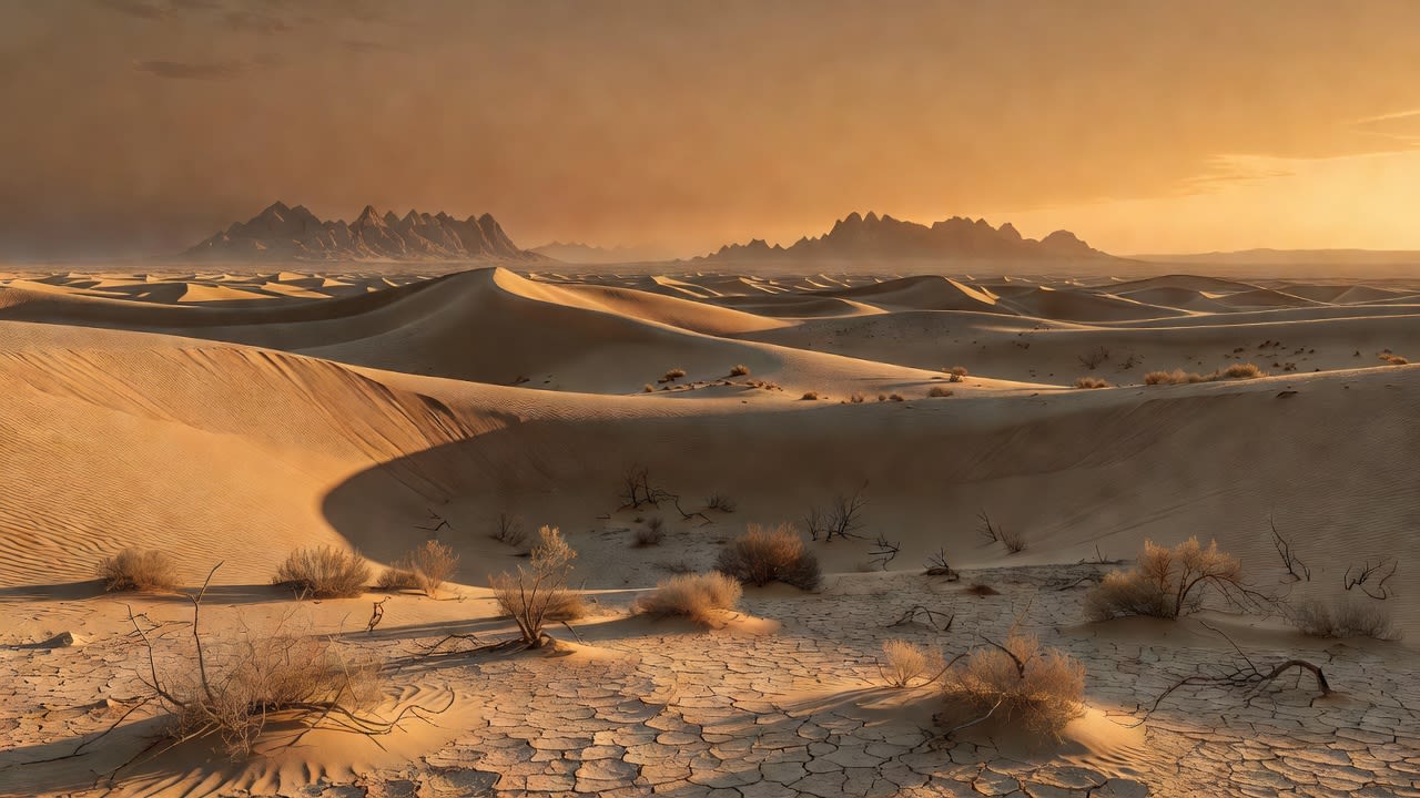 Desert Wasteland Backdrop