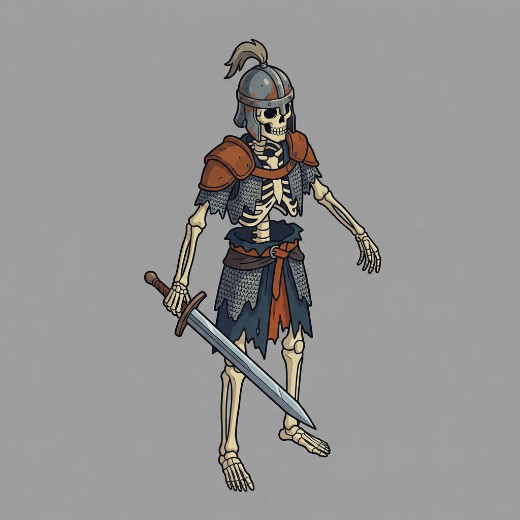 Skeleton Soldier Concept (3 / 4)