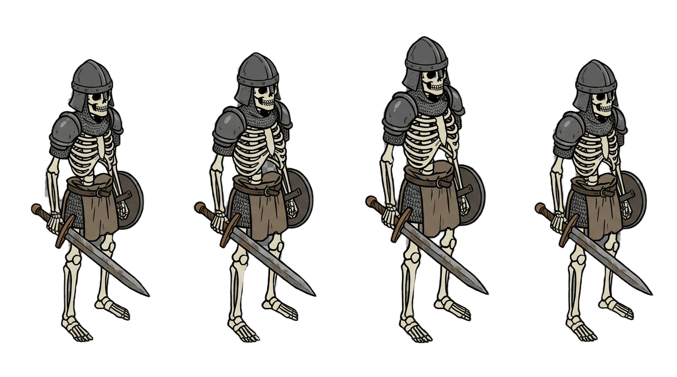 Skeleton Soldier - Idle Spritesheet
