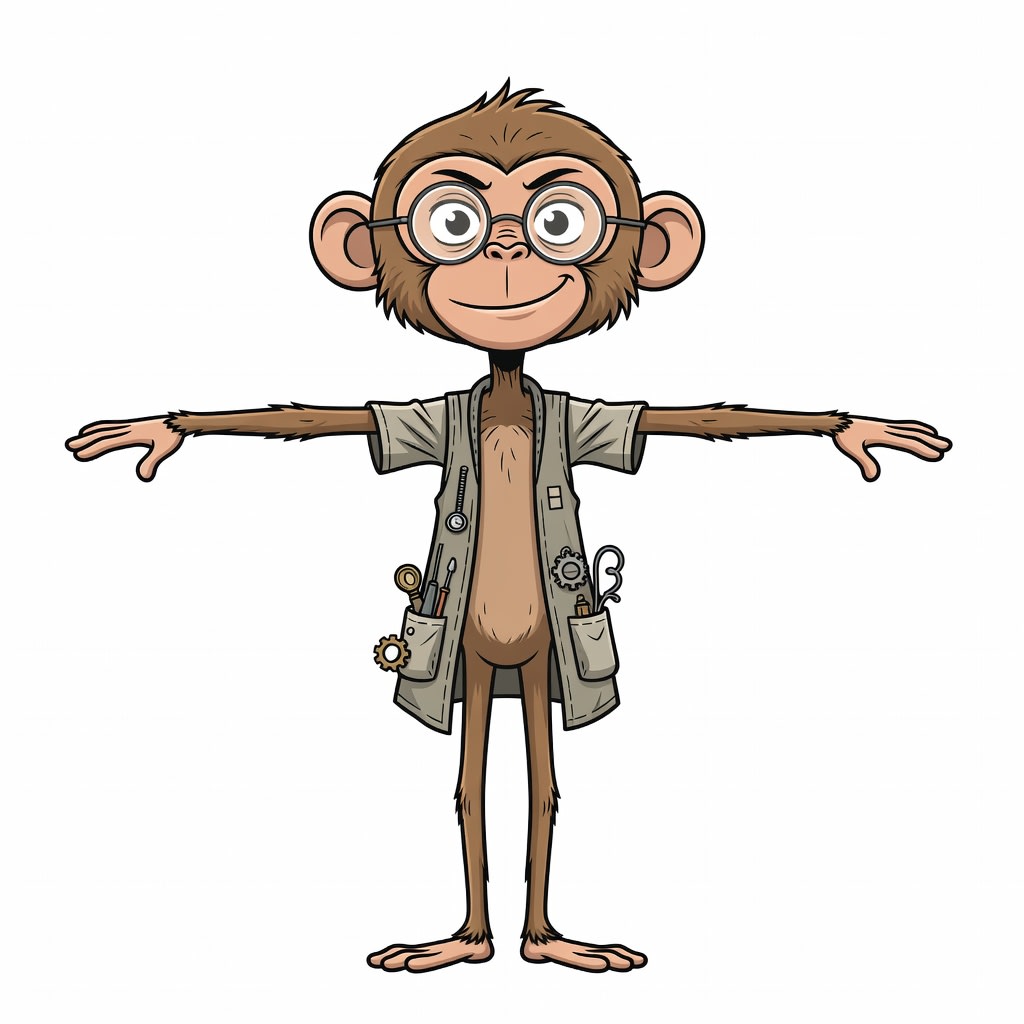 Hacker Monkey Concept