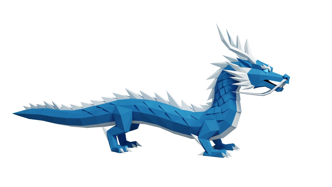 Chinese Dragon Side Profile (1 / 2)