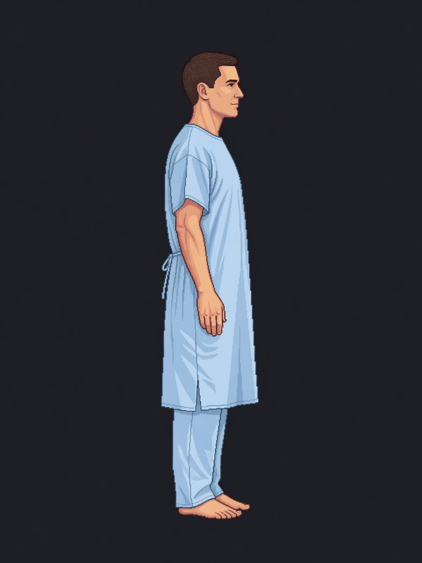 Subject Male Side View Sprite (2 / 2)