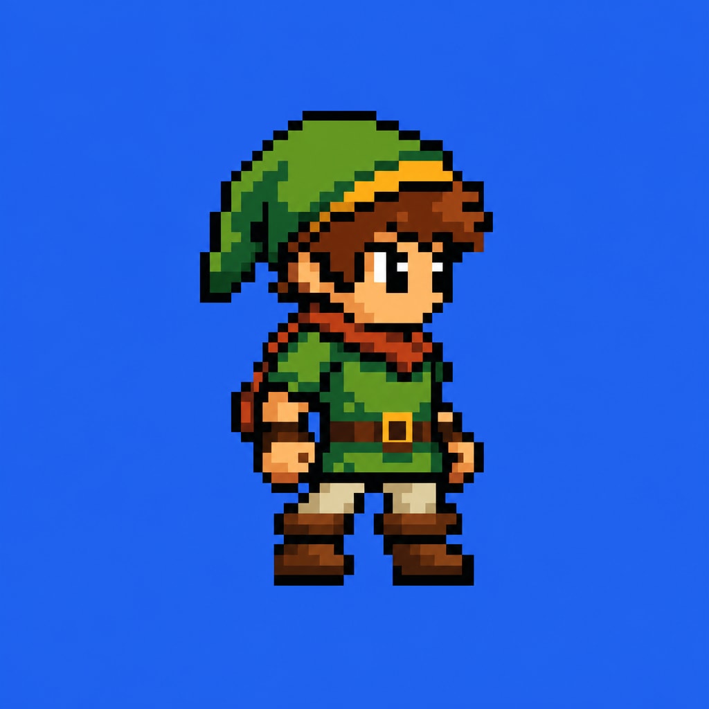Pixel Art Hero Character (3 / 4)