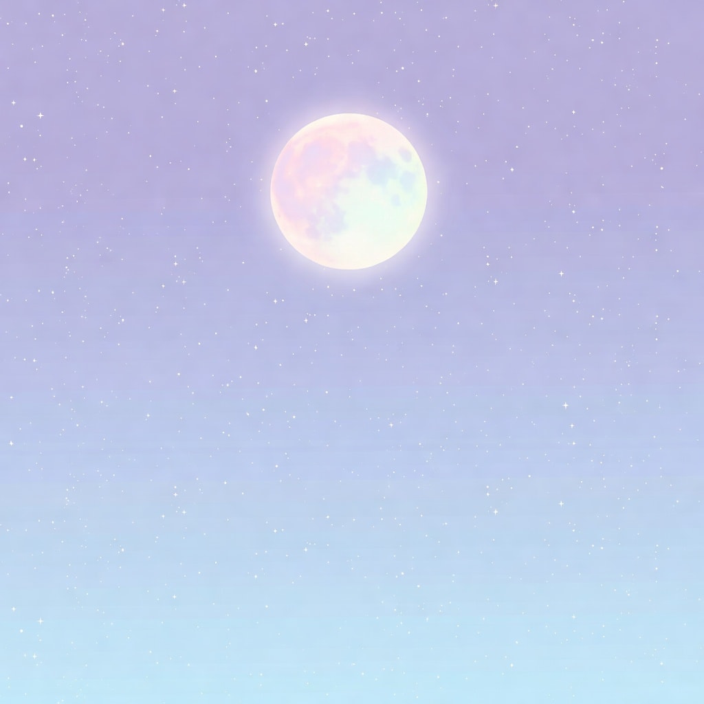 Parallax Layer 1 - Moon and Starry Sky