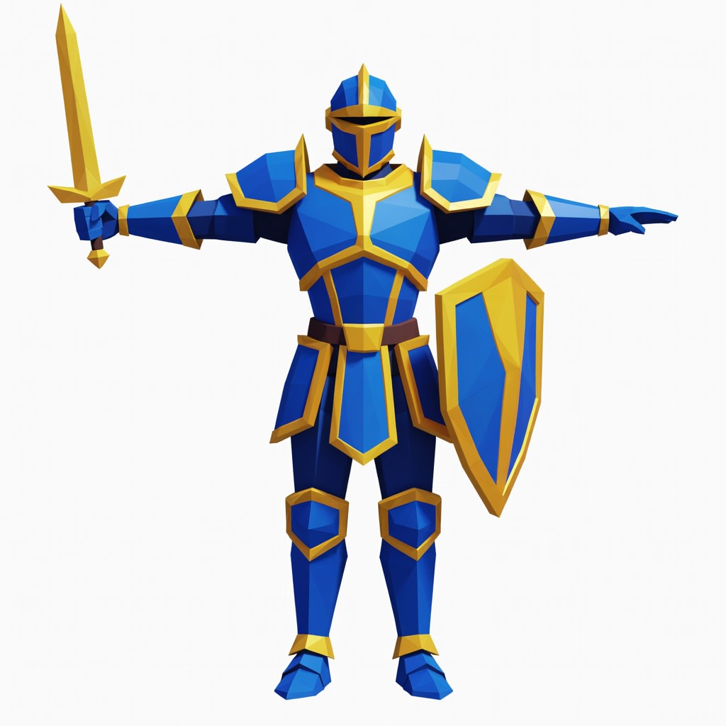 Fantasy Knight Stylized Concept