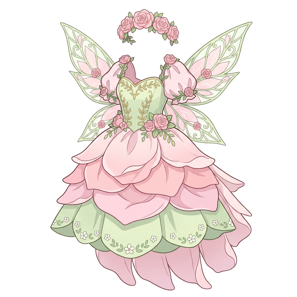 Fairy Dress 1 Rose