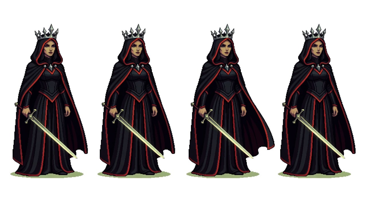 Dark Queen Idle Sprite Sheet