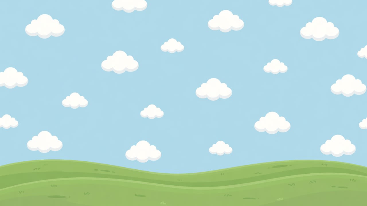 Toddler sky grass background