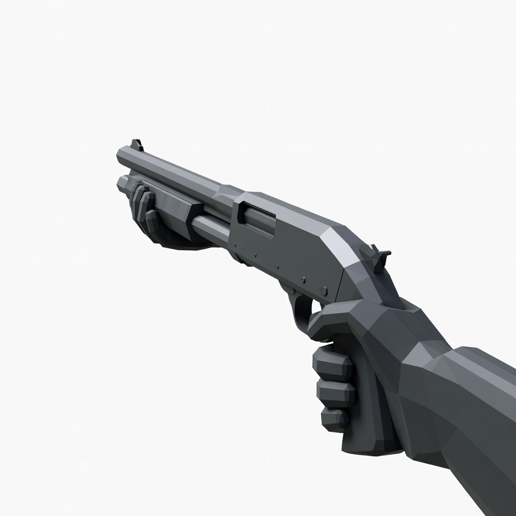 Pump Shotgun First Person Concept