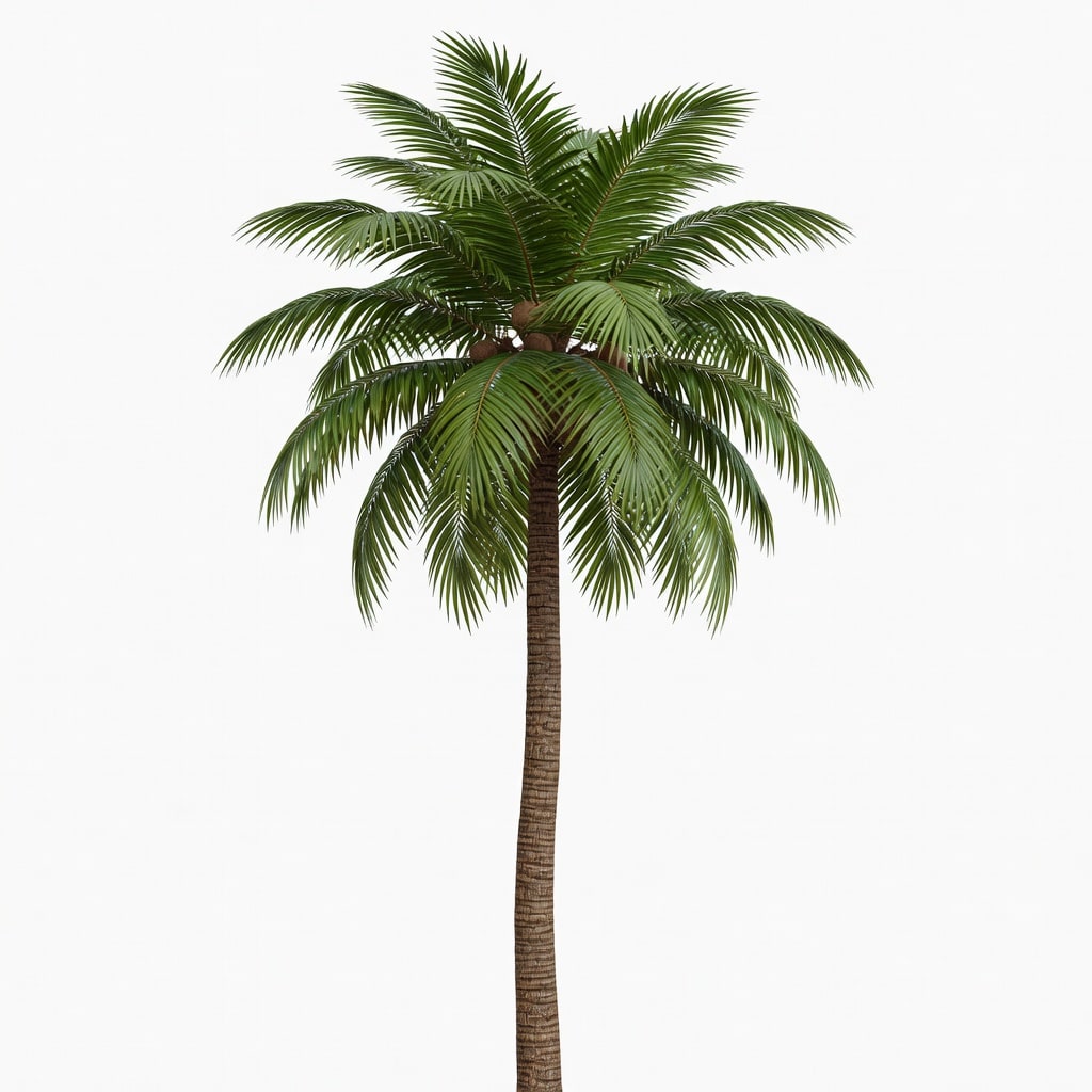 Tropical Palm Tree Concept