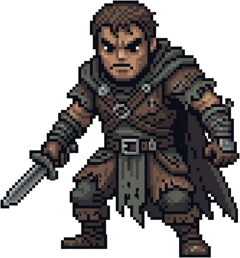 Bandit Pixel Sprite