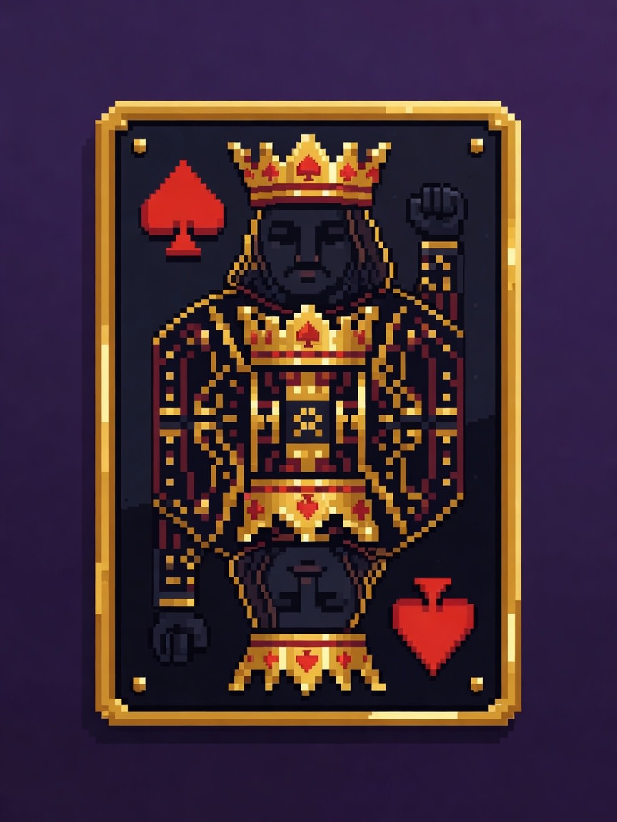 Pixel Art Playing Card (1 / 2)