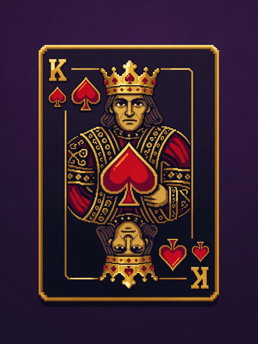 Pixel Art Playing Card (2 / 2)