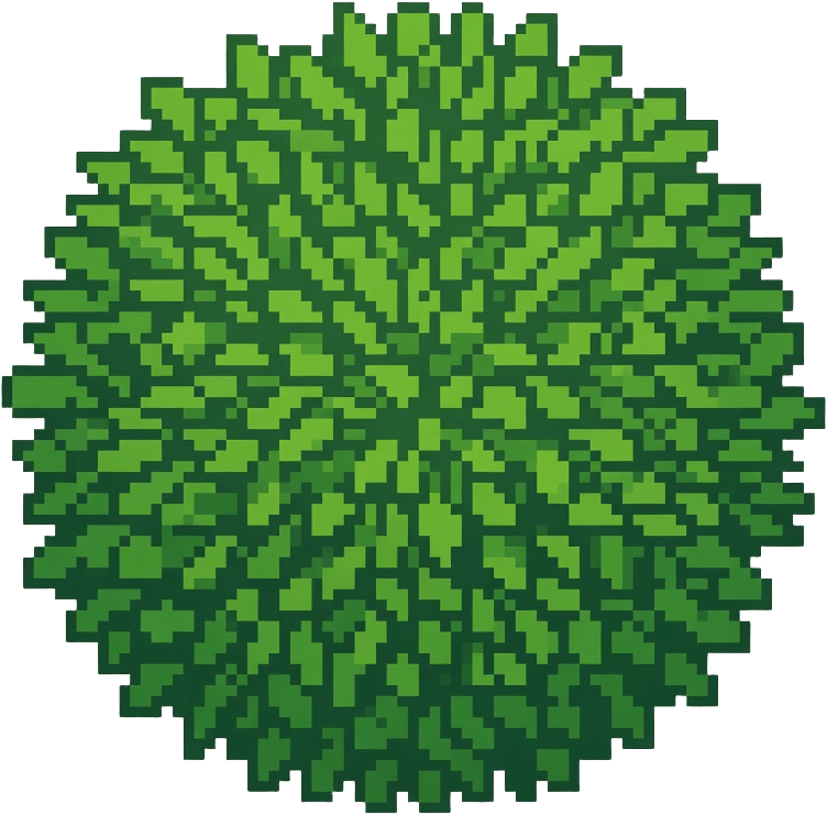 Pixel Art Bush