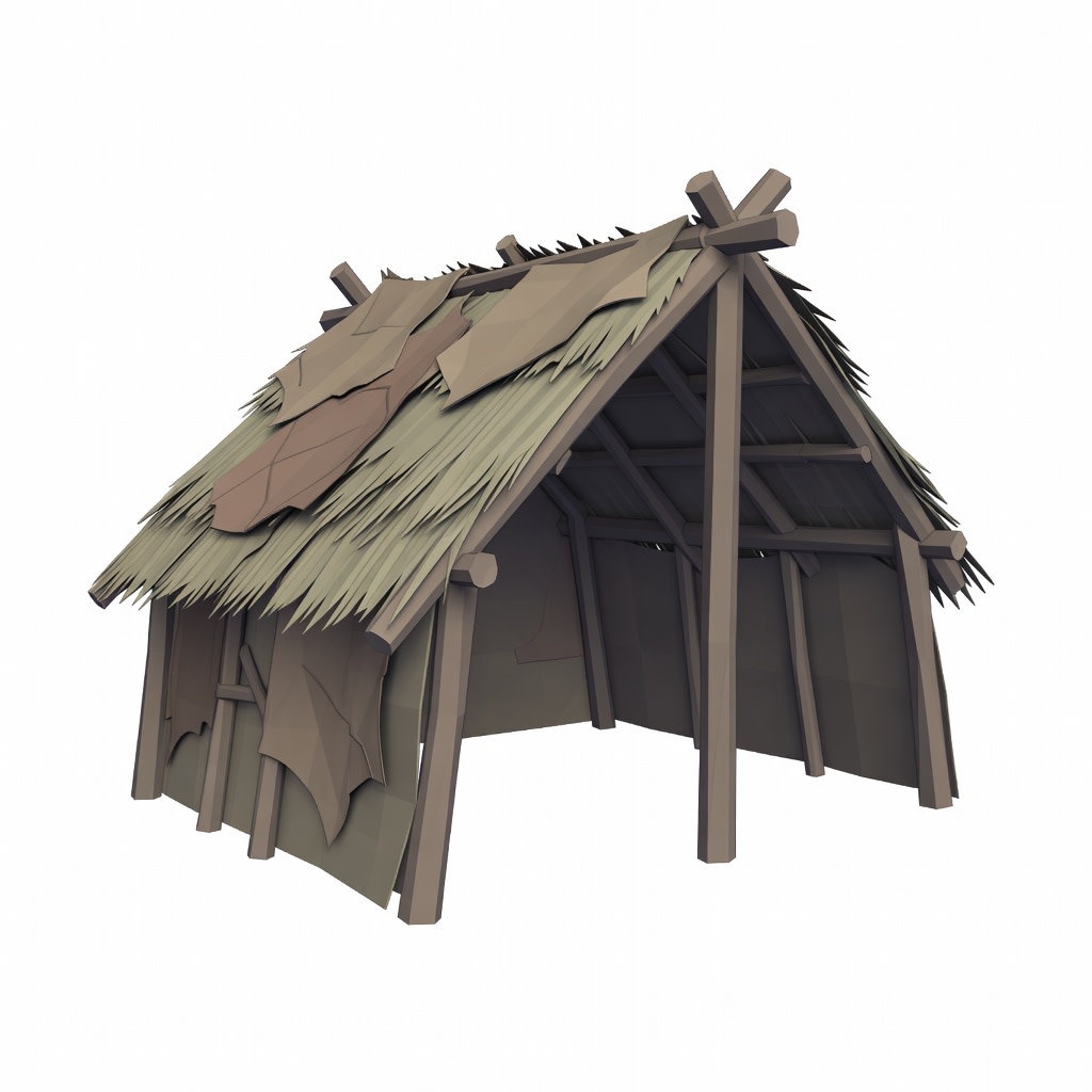 Prehistoric Lean-To Shelter (2 / 2)